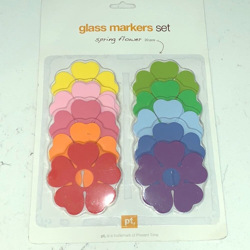🌵 3/$20 NEW Wine Glass Markers -20 piece